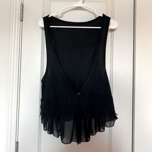 Black Lace Outerwear / Vest